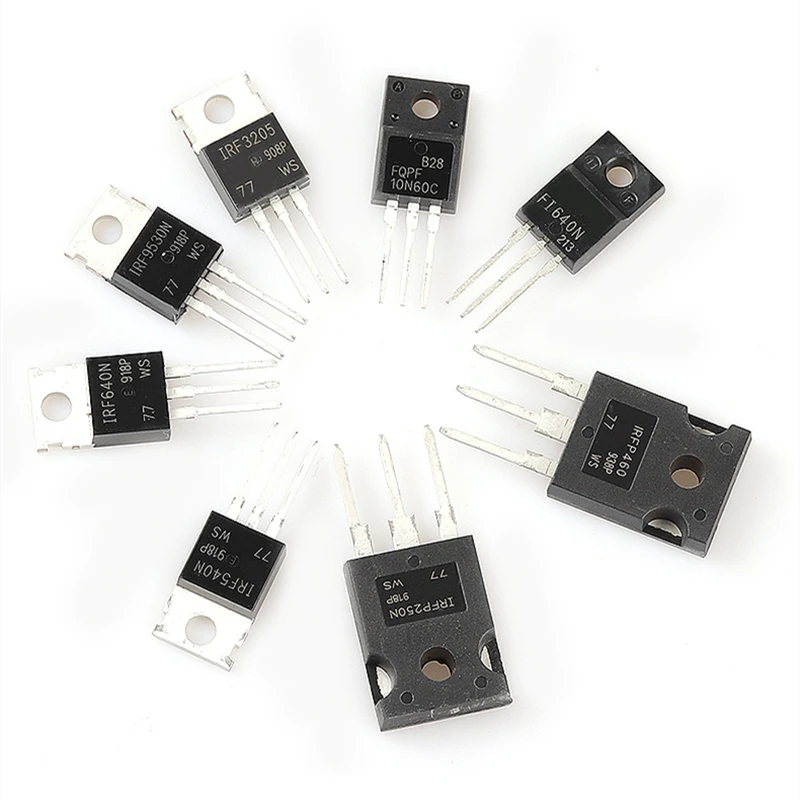 10 шт. IRF640N IRF740 IRF830 IRF640B IRF840 IRF1404 IRF630 IRF4905 IRF9530N IRF9630 P IRF9540N IRFP250N IRFP460C IRFZ44N IRFZ48N