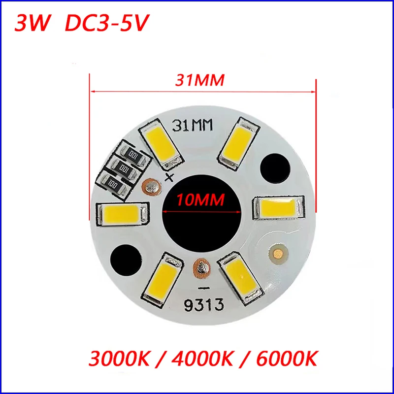 

5 шт./10 шт., светодиодные лампы SMD5730 DC3-5 В