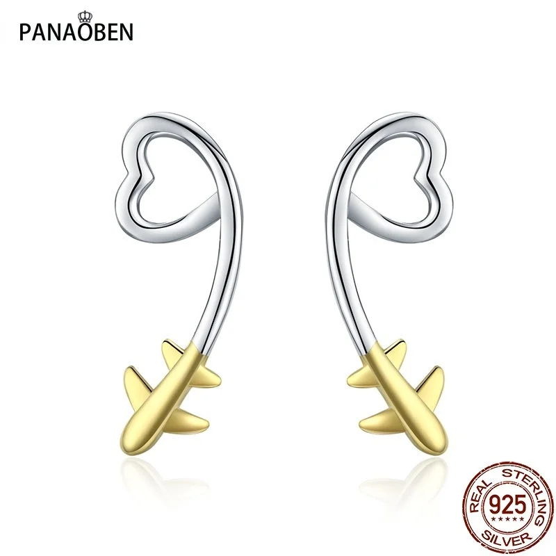 

❤Женские серьги-гвоздики в форме сердца