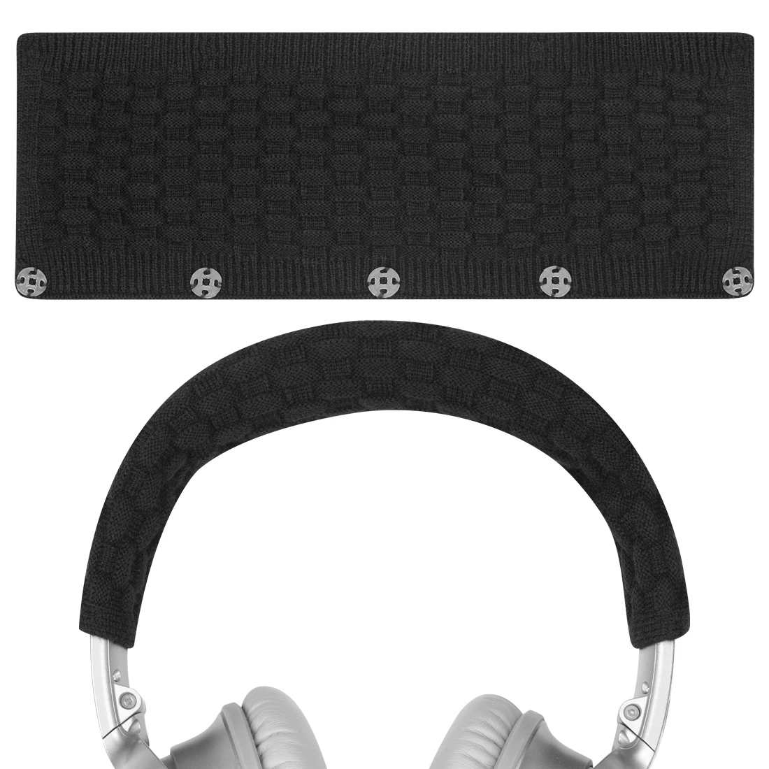 Обложка для головы из трикотажной ткани Geekria совместима с наушниками Bose QC35 II QC25 QC15