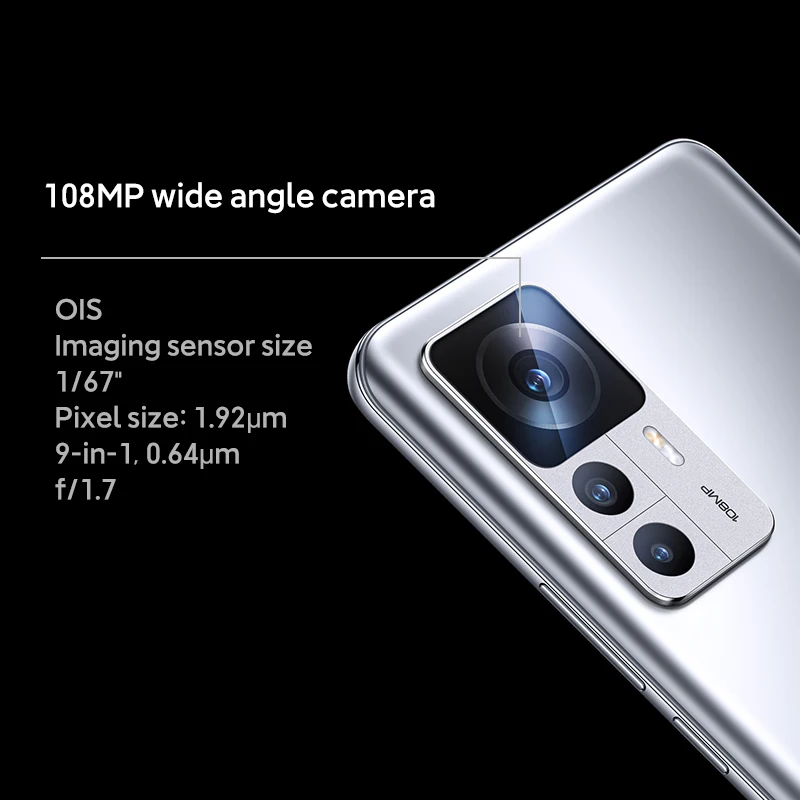 Kup Xiaomi Mi 12T Wersja Globalna Smartphone Dimensity 8100-Ultra 120Hz Wyświetlacz AMOLED 108MP Potrójne Kamery 120W Turbo ładowanie NFC
