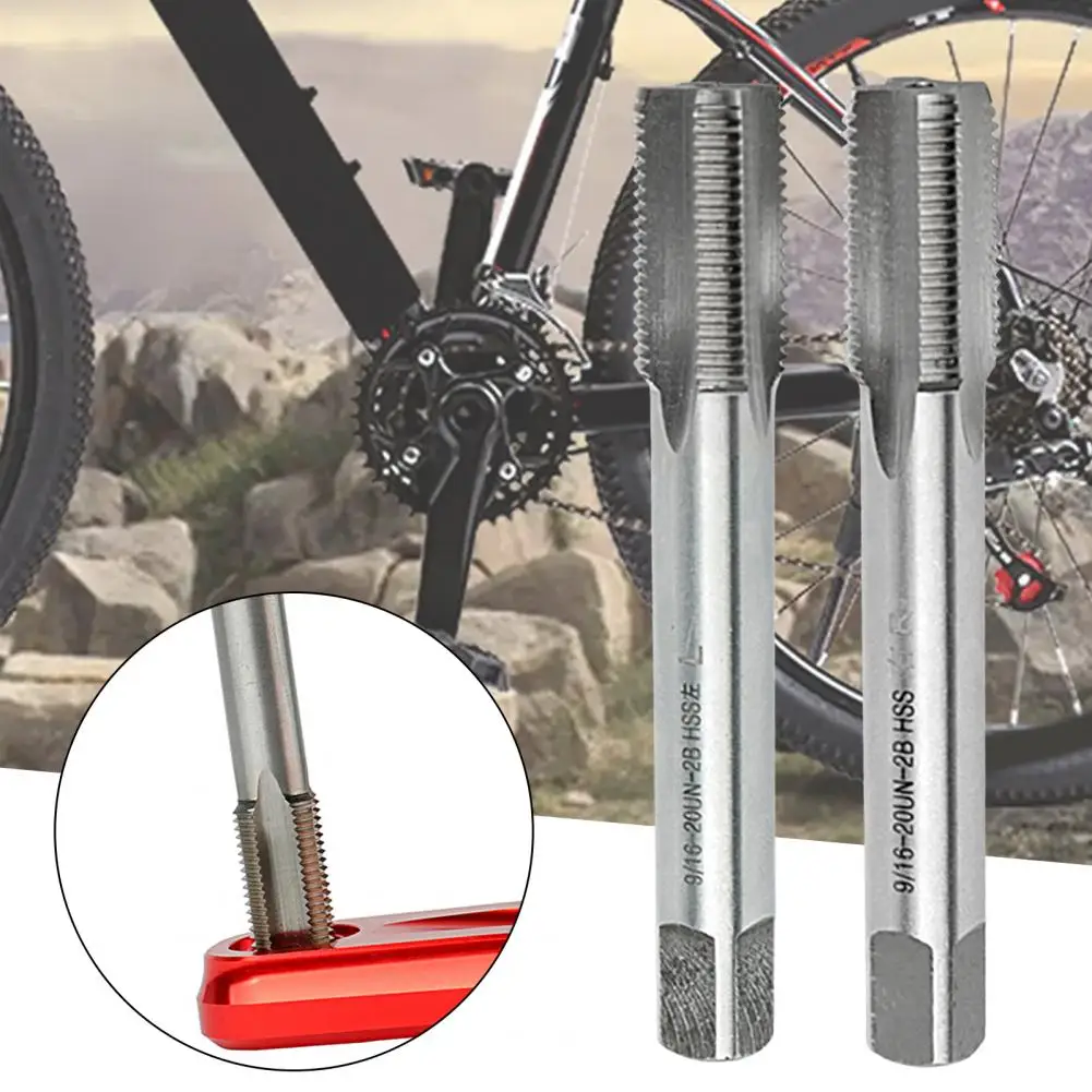 

Durable Bicycle Crank Pedal Tap Good Hardness Left Right Anti-rust Bike Pedal Thread Tapping Tool Outdoor Supplies