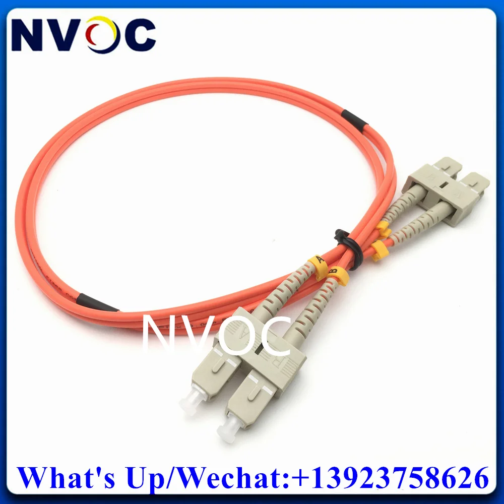 150 м SC-SC/ST/LC/FC многомодовый OM1 62 5/125 3 0 мм дуплексный LSZH оранжевый двойной внутренний