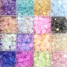 New 30pcs 8mm Five-pointed Star Matte Glass Beads Loose Spacer Beads for Jewelry Making DIY Handmade Bracelets Earrings