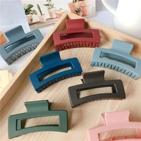 korea simple and lazy wind frosted hair clip acrylic hair accessories versatile pan hair ponytail clip tied hair free big clip