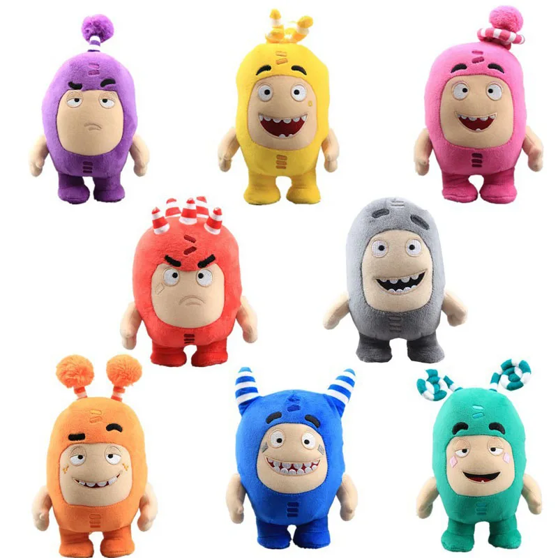 

15cm Cartoon Oddbods Anime Plush Toy Treasure of Soldiers Monster Soft Stuffed Doll Fuse Bubbles Zeke Jeff Kids Birthday Gift