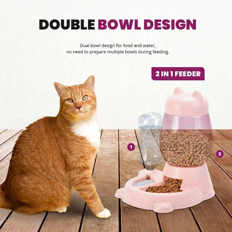 

3 Colors Pet Automatic Feeder Pet Stuff Dog Cat Drinking Bowl For Pets Water Drinking Feeder Feeding Large Capacity Dispenser