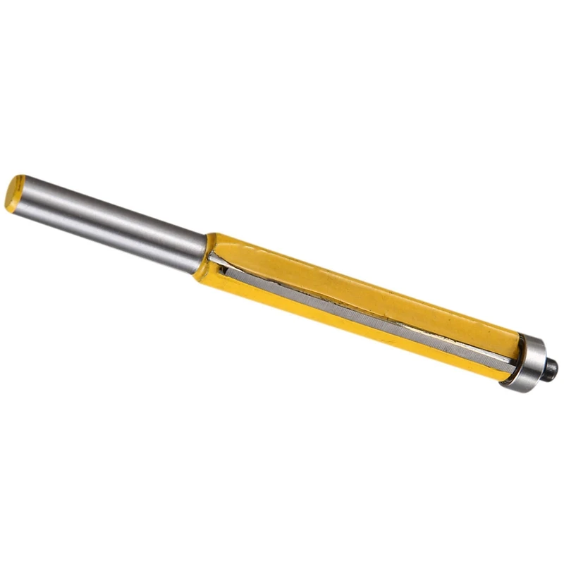 

2X 2 Inch Height Extra Long Flush Trim Router Bit 1/4 Inch X 3/8 Inch Woodworking Milling Cutter For Wood Diy Tool
