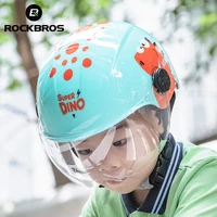 rockbros kids helmet ultralight childrens bicycle helmet pc shell motorcycle helmet girls boy protective cap casco ciclismo
