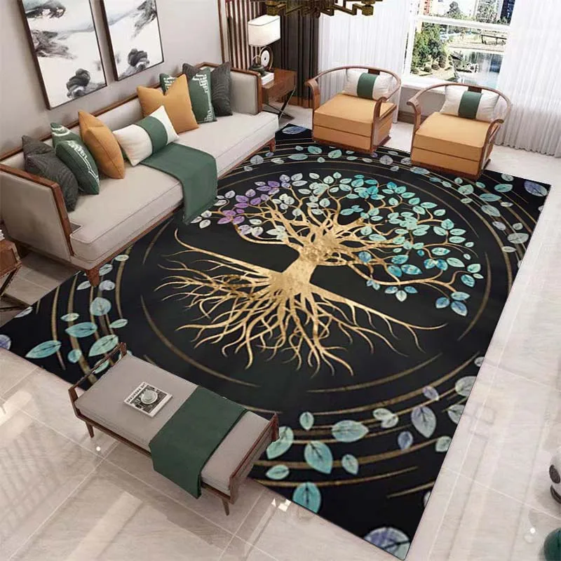 

Фантазийные коврики с изображением дерева жизни, мягкие коврики для ванной в гостиную, комнатный декор, коврики для спальни, дверные коврик...