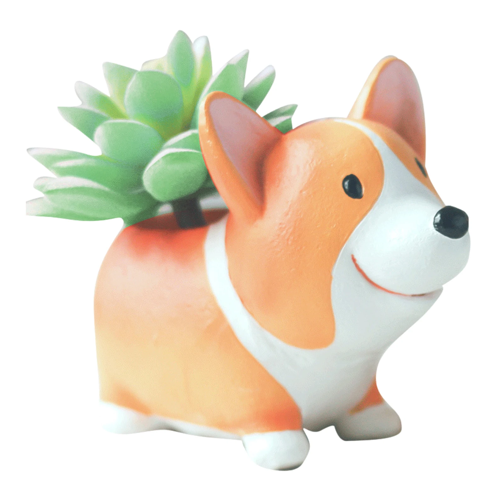 

Corgi горшок для суккулентов милые горшки для собак, маленькие горшки для животных, горшки для мини-суккулентов и кактусов, сказочное украшени...