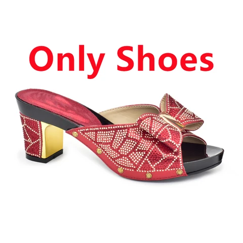 Новейший дизайн, итальянские туфли и сумки, украшенные искусственной нигерийской обувью и подходящей сумкой, африканская женская обувь на высоком каблуке