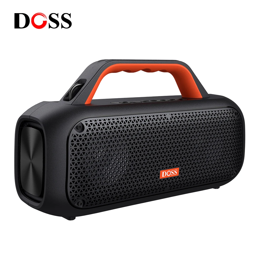 DOSS Extreme Boom Wireless Bluetooth Speakers TWS 60W Powerful Bass Subwoofer Sound Box Portable Outdoor Waterproof Loud Speaker