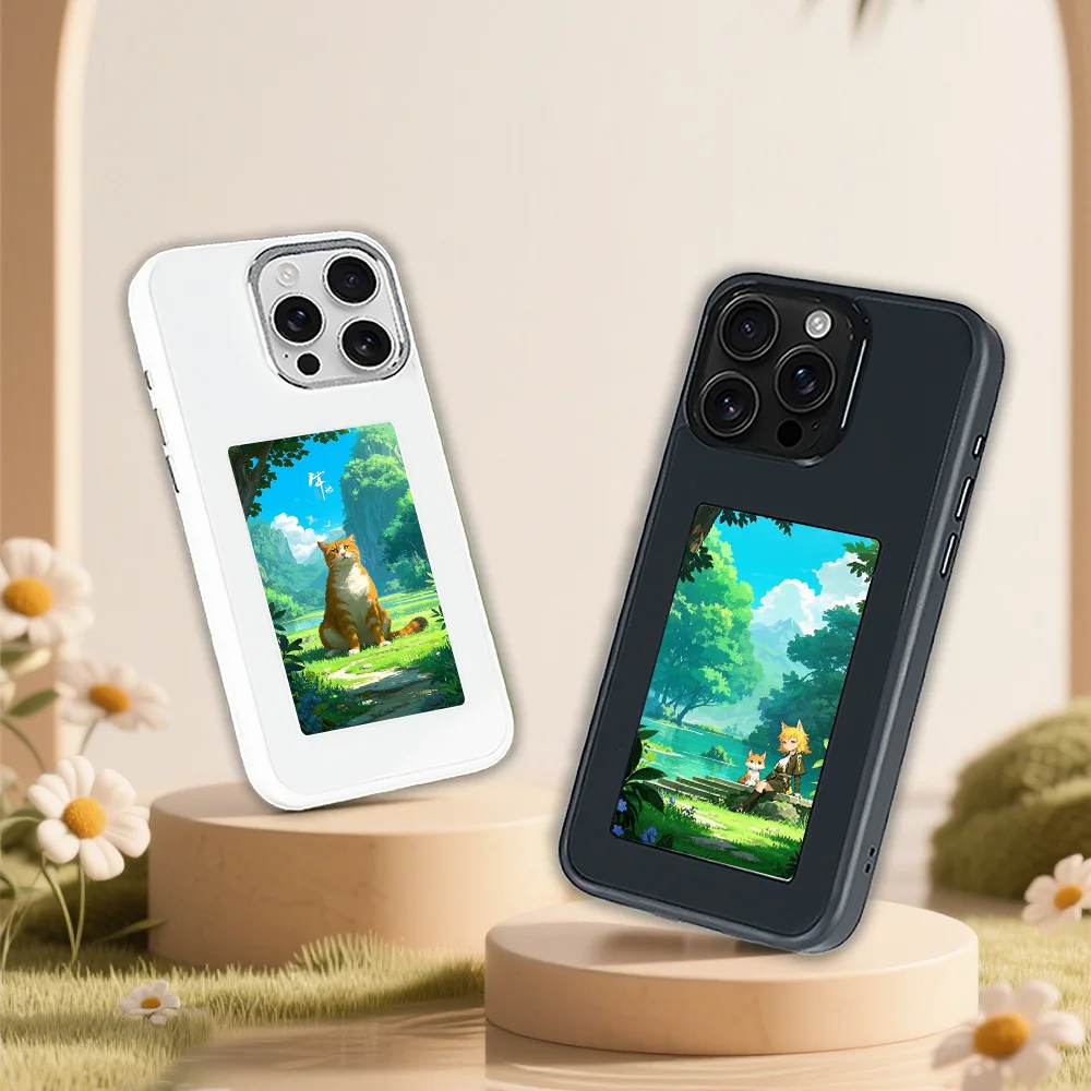 Фото Настраиваемый чехол для мобильного телефона NFC 800*480 для iPhone 16, 15, 14, 13 Pro Max, чехол с чернилами для изображений «сделай сам» №4