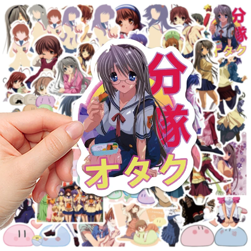 

50 шт. стикер CLANNAD Furukawa Nagisa Miyazawa Yukine аксессуары Косплей Prop