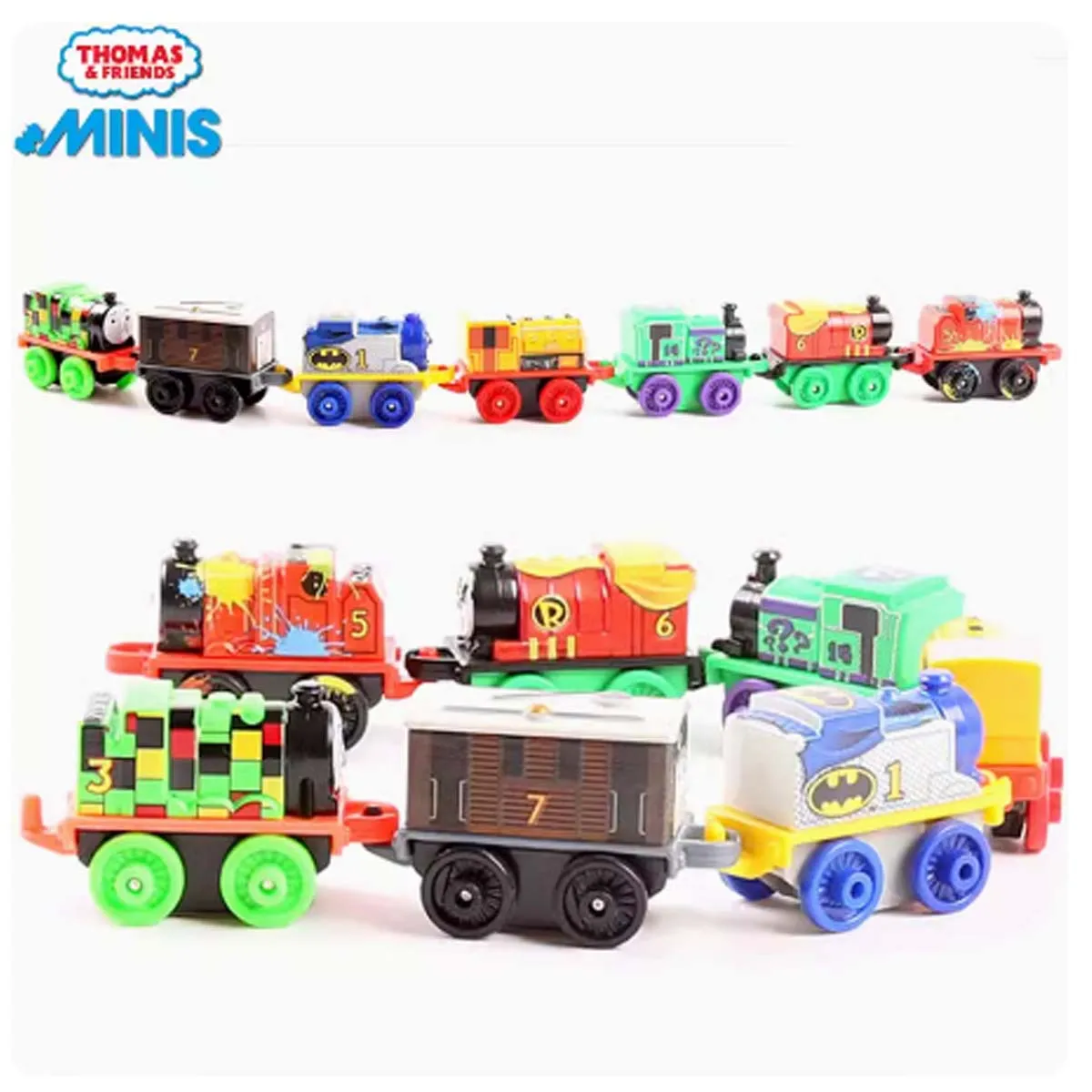 Zestaw pociągów Mini Thomas &amp Friends Odlewany plastikowy model samochodu kolejowego dla dzieci w wieku 14 lat Nie wymaga bat...