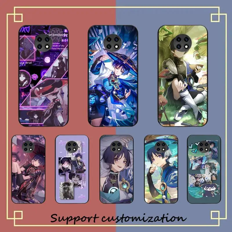 

Scaramouche Genshin Impact Phone Case For Xiaomi Redmi Note 8A 7 5 Note 8pro 8T 9Pro TPU Coque for note 6pro Funda Capa