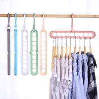 clothes hanger closet organizer space saving hanger multi port clothing rack plastic scarf cabide storage hangers for clothes