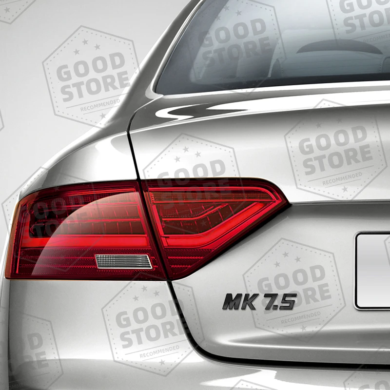 Фото Металлический корпус автомобиля для MK5 MK6 MK7 MK7 MK7.5 MK8 Polo Golf 5 6 7 глянцевый черный значок 3D задняя буква Эмблема багажника Наклейка авто аксессуар №5