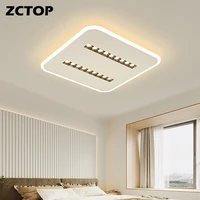 modern led ceiling lights with rc dimmable white color designer for living room bedroom kitchen ceiling lamps fixtures ac90 260v