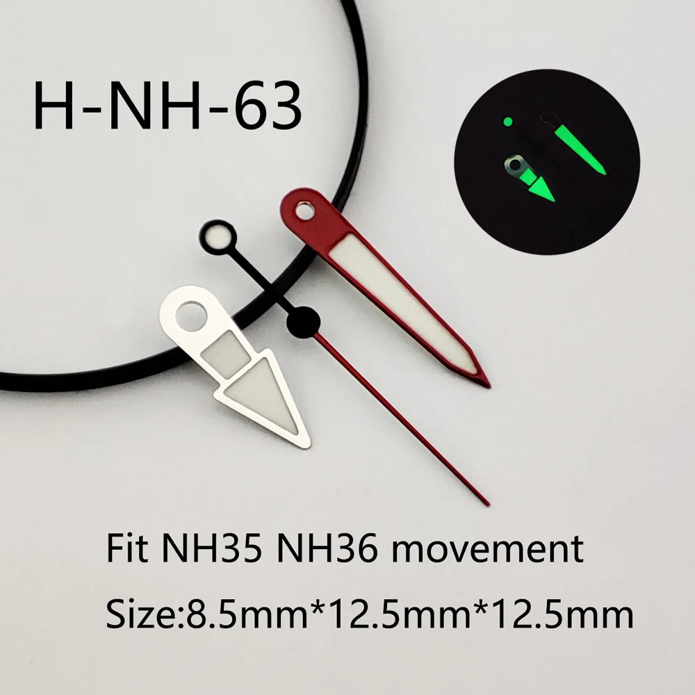 Watch Accessories Watch Pointer NH35 Hands Pointer Green Luminous Suitable For NH35 NH36 Movement