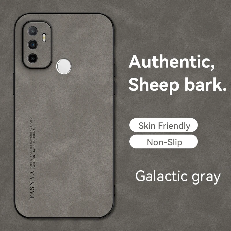 

Luxury Leather Case for Oppo A53 CPH2127 CPH2131 Ultra-thin Armor Shockproof Soft Silicone Heat Dissipation Phone Cover OppoA53