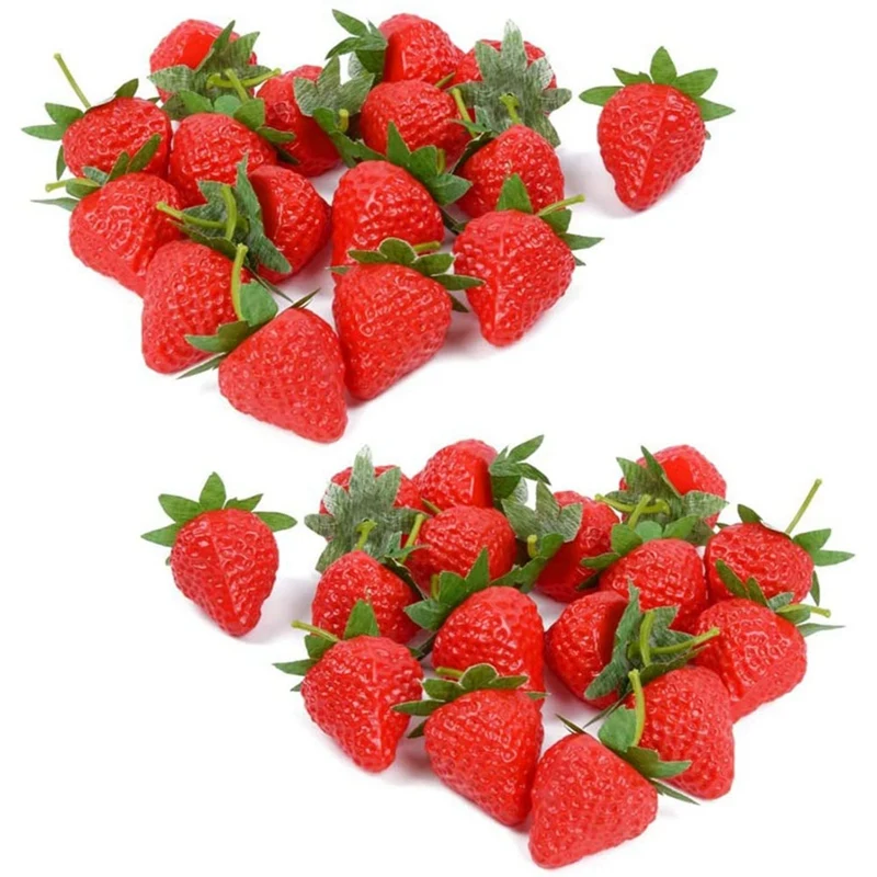 

Fake Strawberry Artificial Lifelike Small Strawberries Simulation Fruits Festival Decoration, Decorating Craft Projects