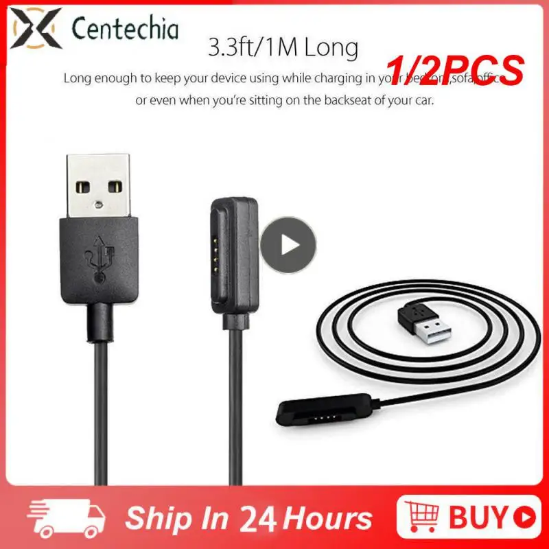 

1/2 шт. 3 фута USB Магнитный кабель для быстрой зарядки зарядное устройство для ASUS ZenWatch 2 умные часы умная электроника носимые устройства 1 м