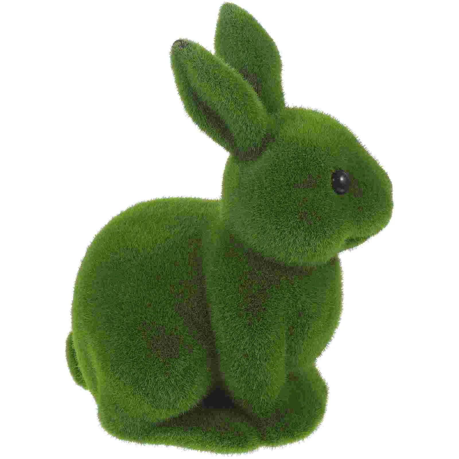 

Bunny Ornament Flocked Bunny Decor Flocked Bunny Rabbit