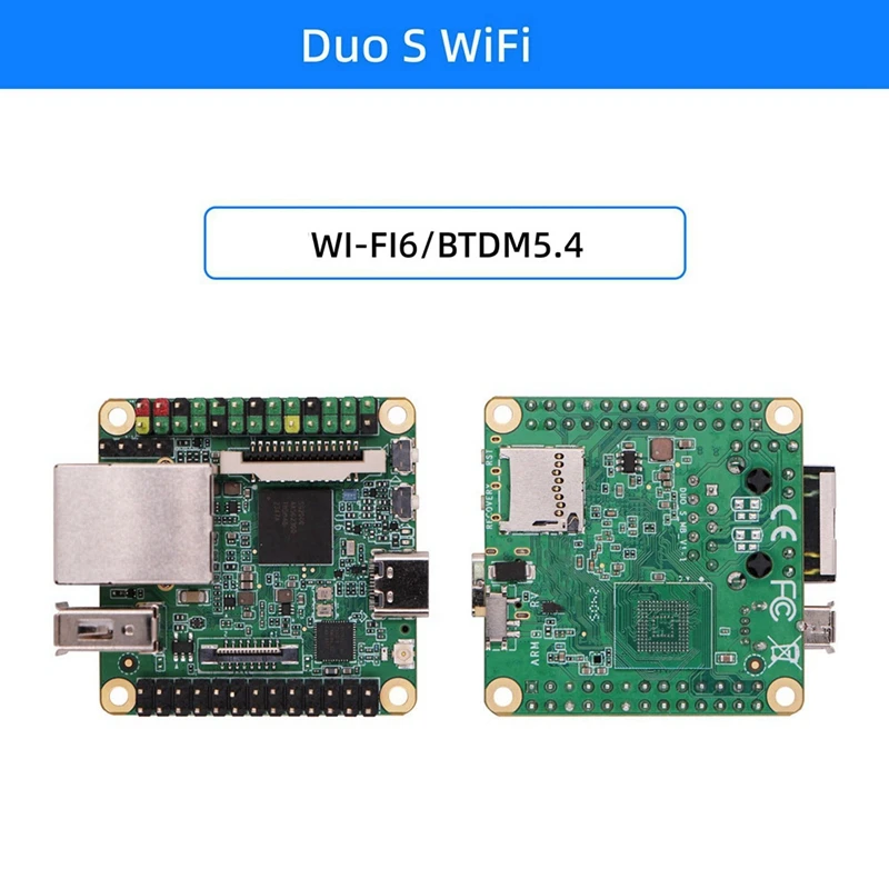 Плата разработки Milk-V Duo S +Poe-WI-FI с длинным выводом 6/ BT5 RISC-V ARM Поддерживает запуск /