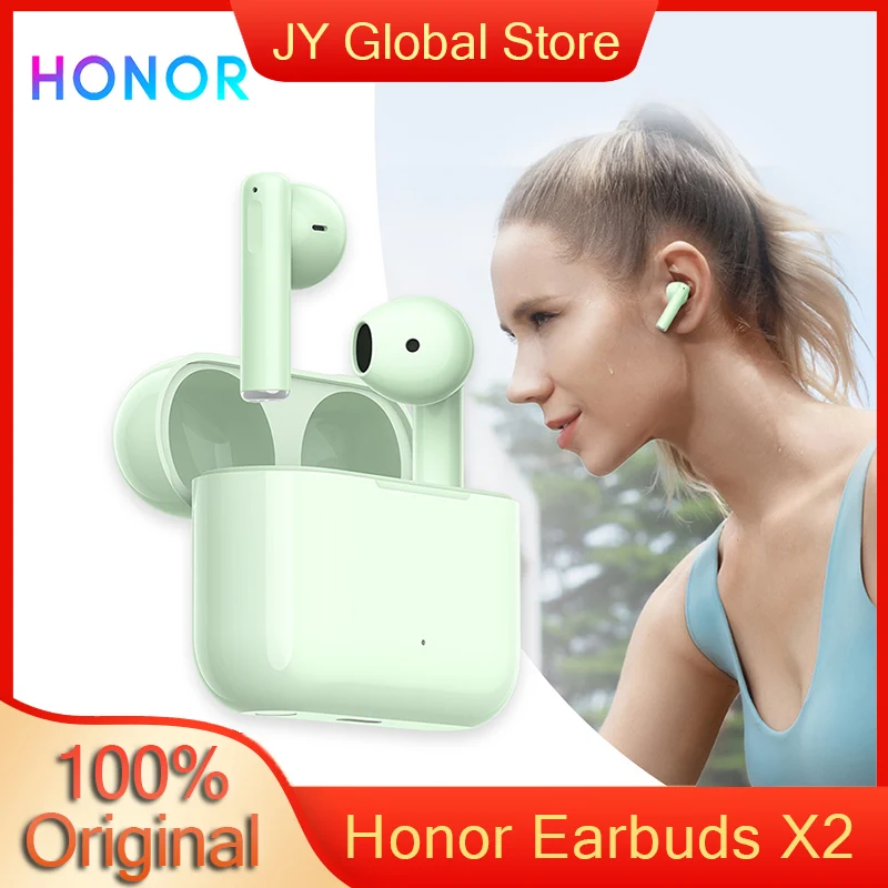 

Беспроводные наушники Honor Earbuds X2, наушники-вкладыши с шумоподавлением, музыкальная стереогарнитура с микрофоном, Bluetooth наушники