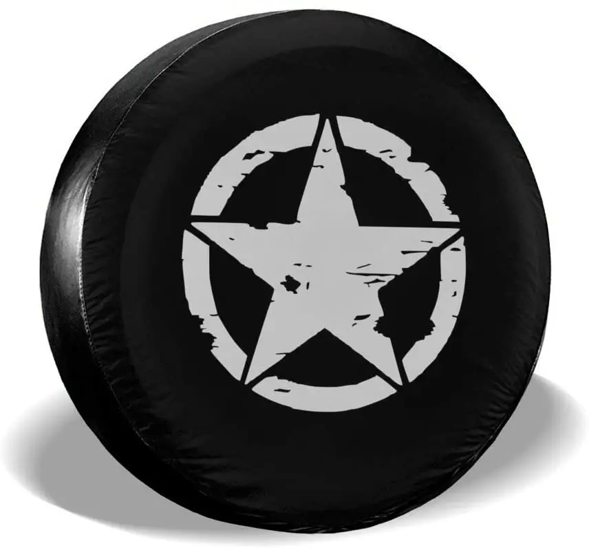 

Военная Тактическая Звездная запасная крышка для шин Foruidea, водонепроницаемая Пыленепроницаемая УФ-Крышка для колес, подходит для Jeep, трейл...