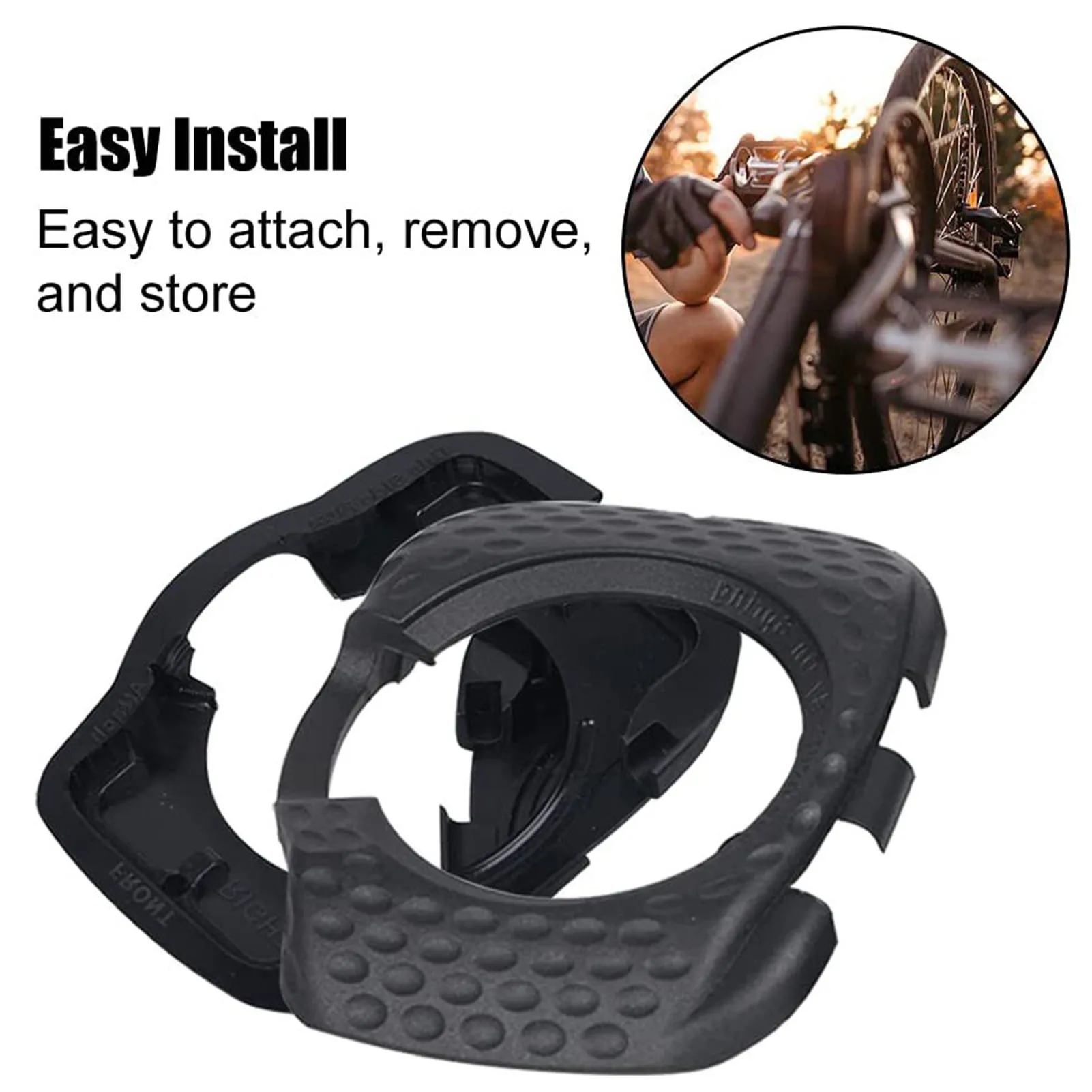 1 пара Быстросъемных чехлов для велосипедной обуви Нескользящие Чехлы педалей