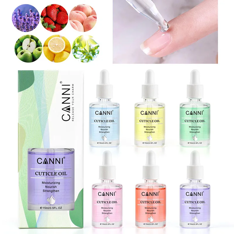 CANNI15ml Масло для кутикулы смягчитель кутикул Новое поступление 6 ароматизаторов