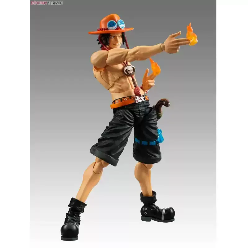 Фото Оригинальная фигурка MH Variable Action Heroes VAH One Piece Портгас Д. Эйс, подвижная аниме-модель, игрушка, в наличии. №4