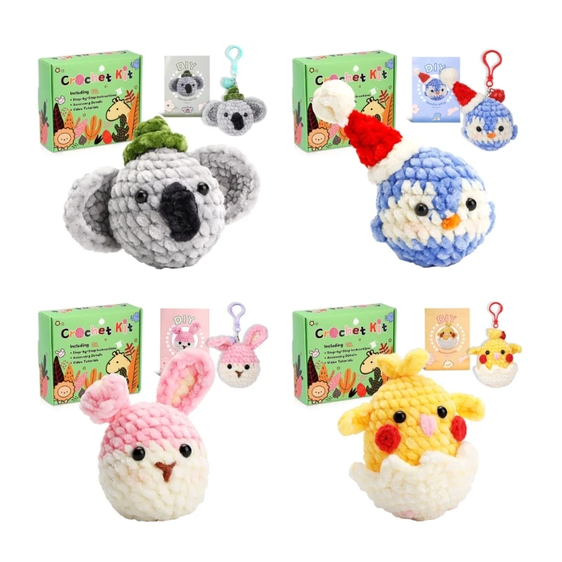 

Наборы для вязания животных крючком и наборы для вязания животных для начинающих. Наборы для вязания крючком для взрослых и