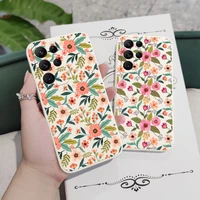 pattern autumn phone case for samsung galaxy s22 s21 s20 ultra plus fe s10 s9 s10e note 20 ultra 10 9 plus cover