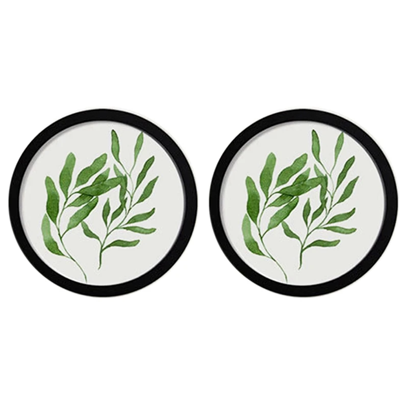 

Круглые деревянные рамки для картин, креативный подарок, настенный деревянный держатель для картин «сделай сам», украшение для дома, 7 дюймов и 10 дюймов, 2 шт.