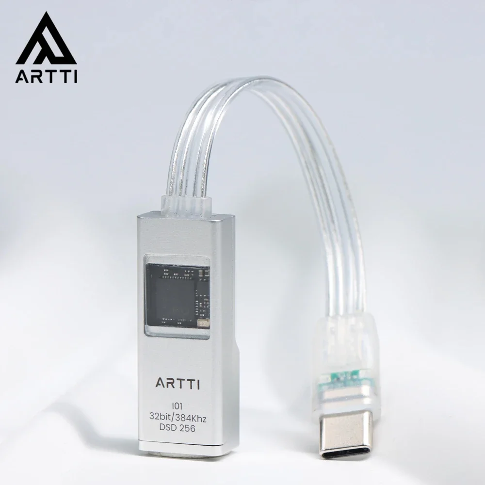 Фото Портативный USB аудио декодер ARTTI i01, усилитель для наушников, адаптеры для наушников CS43198 USB CT7601CR, декодер чипа Type-c до 3,5 мм №4