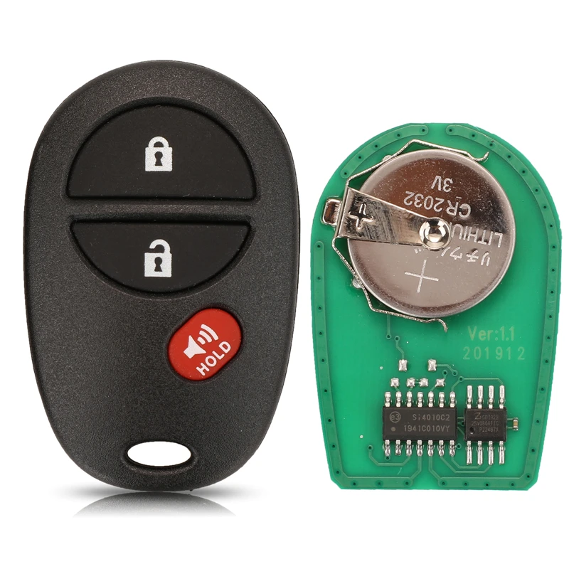 

Jingyuqin GQ43VT20T 3/4/5/6 BTN 315 МГц дистанционный автомобильный брелок для Toyota Sienna Solara Avalon Camry Highlander Sequoia Tacoma Tundra