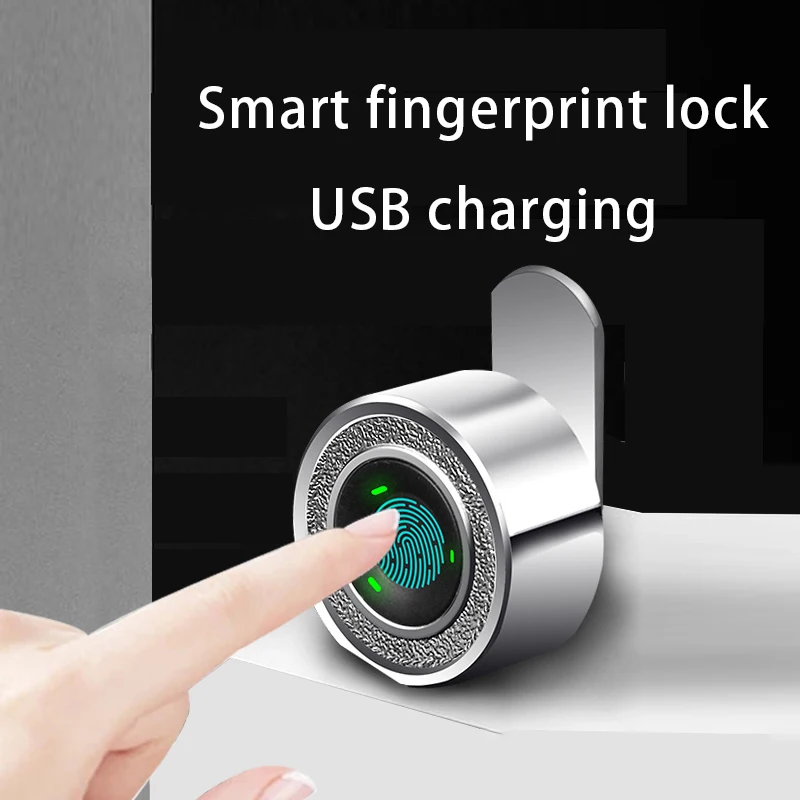 

30 Fingerprint Rechargeable Keyless Electronic Lock Cabinet Lock Smart Fingerprint Lock Biometric Drawer Lock smart lock door