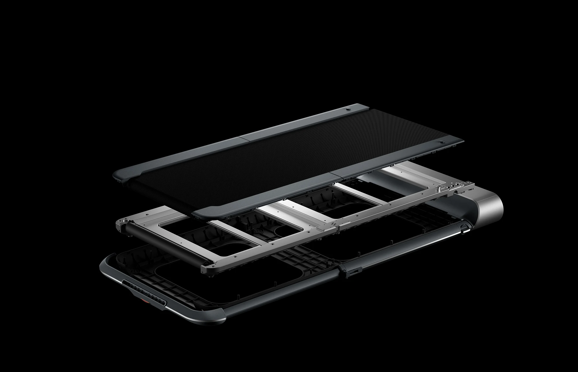 Складная беговая дорожка R1 pro домашний бесшумный коврик для ходьбы тренажерного