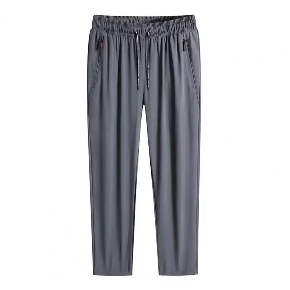 

Plush Lining Sporty Loose Mid Waist Trousers Sweatpants for Daily Wear