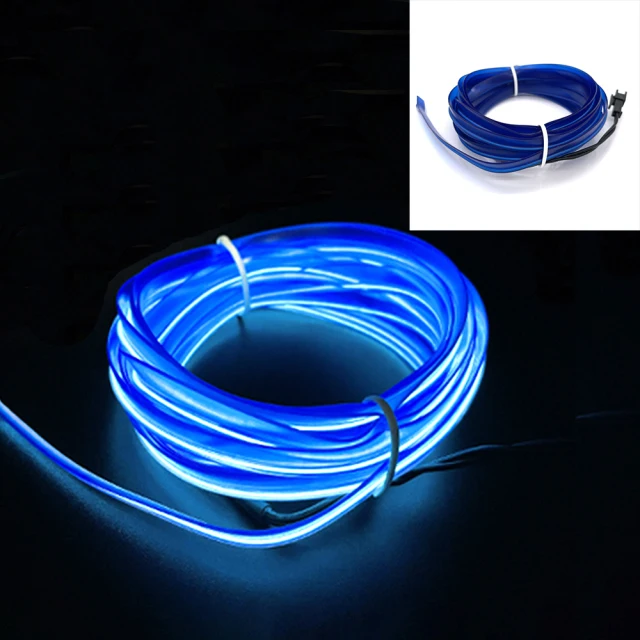 

Автомобильная светодиодная лента EL Wire Rope Tube USB-переключатель Сигарета Автомобильный окружающий свет Неоновый свет Гирлянда Украшение Гибкая светодиодная трубка Авто светодиод