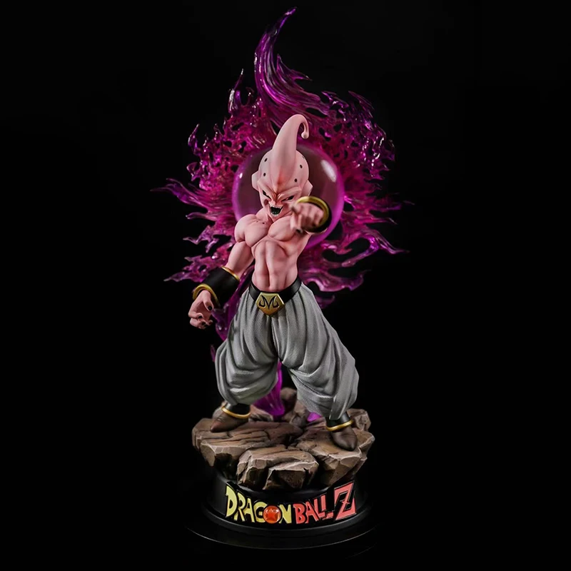 

37cm Dragon Ball Z Figure GK Majin Buu with Led Light Action Figures Anime PVC Model Toys Statue Decoration Ornaments Doll Gifts