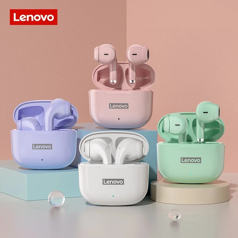 

NEW Lenovo LP40 Pro TWS Bluetooth Earphone 9D HIFI Mini Earbuds Wireless Headphones with Mic for iPhone13 Xiaomi Sport Game Fone