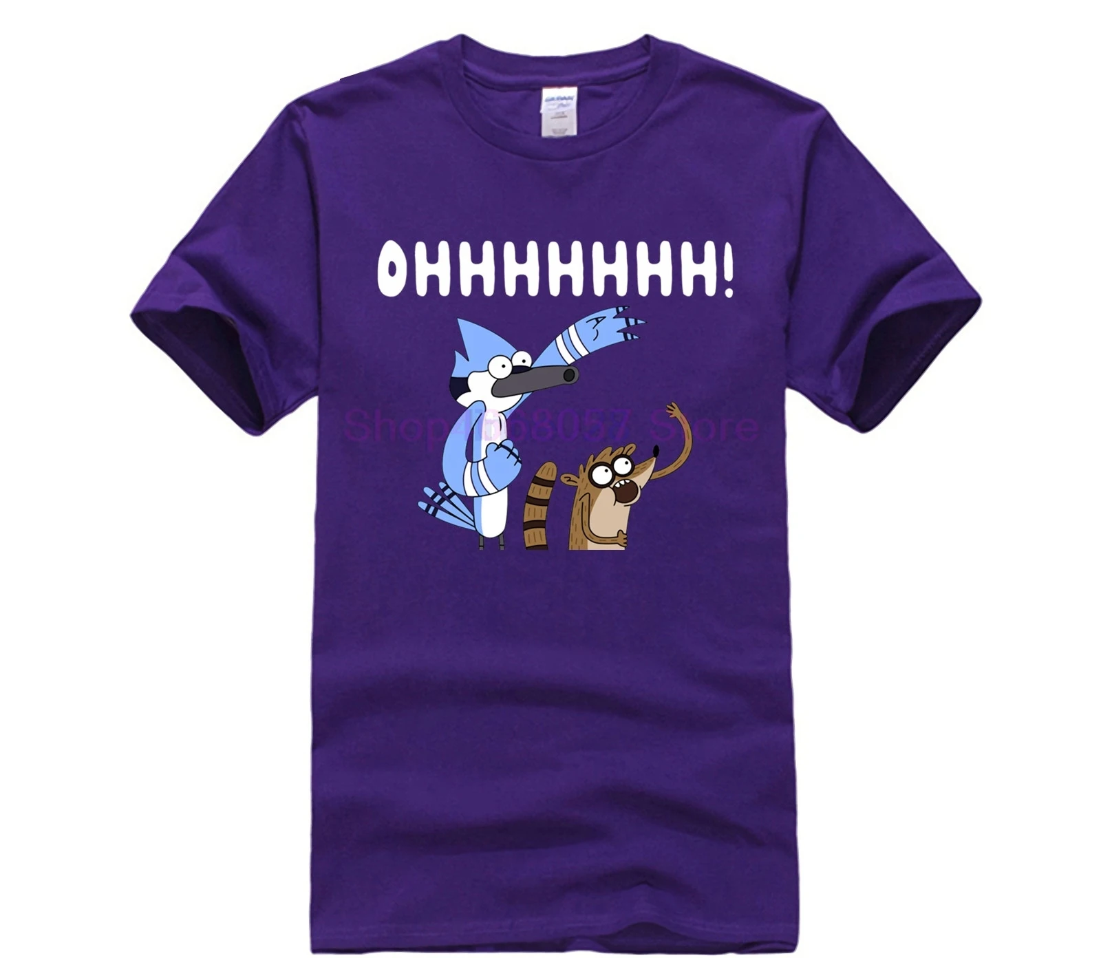 

Oversized t-shirt &quotOhhhh!&quot Mordecai and rigby T Shirt Mercede