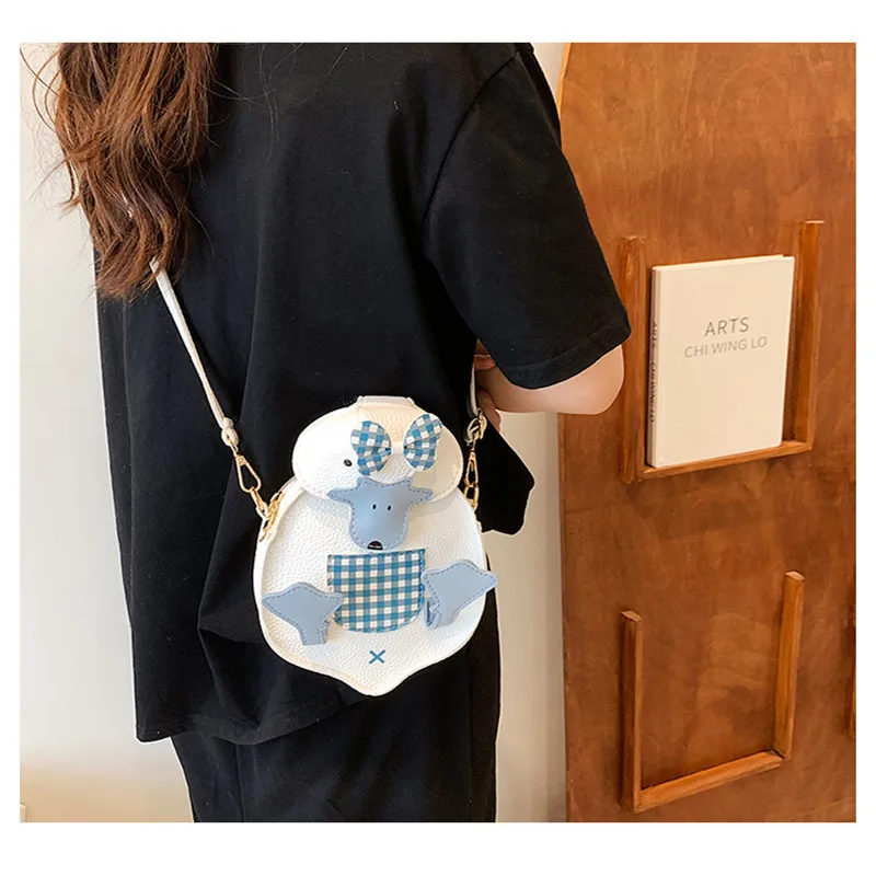 2022 Cute Cartoon Shoulder Bag Duck Kawaii Women Personality Cartoon Animal Purses Handbag Girl Crossbody Bags Fashion Clutch