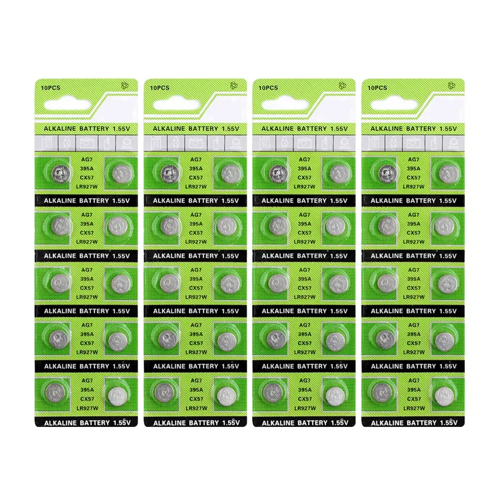 

40x длительный срок службы 195 395 395A 399 523 610 кнопочный циферблат 613 SP395 SR57 SR57L SR927 SR927SW SR927W щелочные батареи