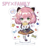 cute 10cm spyfamily animi figure cute acrylic stand model twilight anya forger yor forger ornament fans and friends gifts